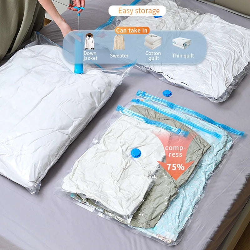 Vacuum Storage Bags Wardrobe Organizer Vacuum Seal Bag Space Saving