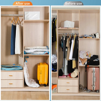 Vacuum Storage Bags Wardrobe Organizer Vacuum Seal Bag Space Saving